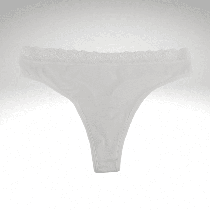 Veniz Bamboo Bambu Stringtrosor Vit (1)